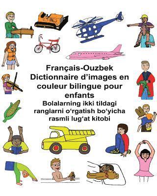 bokomslag Français-Ouzbek Dictionnaire d'images en couleur bilingue pour enfants