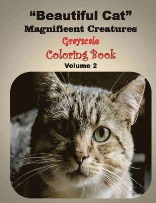 Beautiful Cat Magnificent Creature: Geay Scale Coloring Book 1