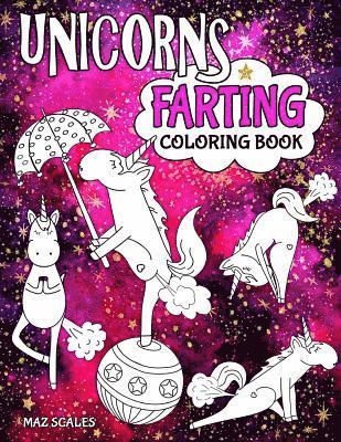 Unicorns Farting Coloring Book 1