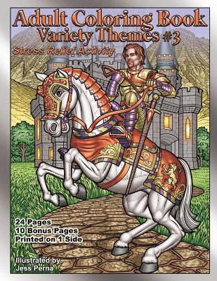 Adult Coloring Book Variety Themes #3 1