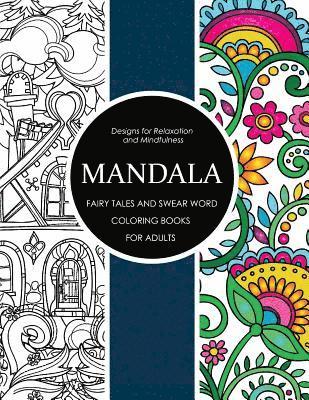 bokomslag Mandala Fairy Tales and Swear Word Coloring Books for Adults: Adult Coloring Books