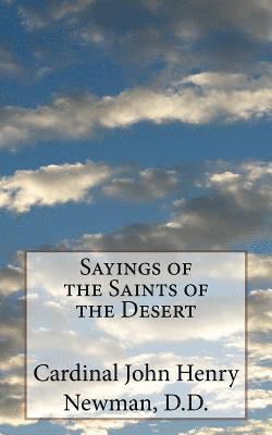 bokomslag Sayings of the Saints of the Desert