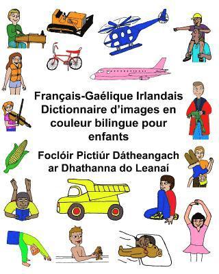 bokomslag Français-Gaélique Irlandais Dictionnaire d'images en couleur bilingue pour enfants Foclóir Pictiúr Dátheangach ar Dhathanna do Leanaí