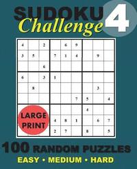 bokomslag Sudoku Challenge #4: 100 Random Sudoku Puzzles