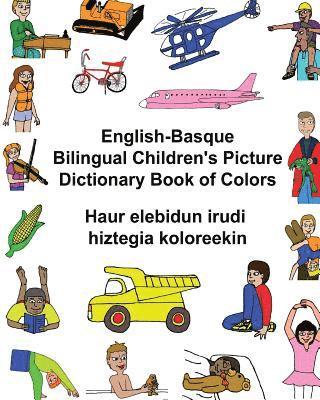 English-Basque Bilingual Children's Picture Dictionary Book of Colors Haur elebidun irudi hiztegia koloreekin 1