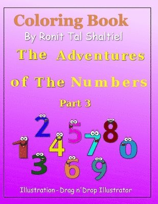 Coloring book - The Adventures of the Numbers 1
