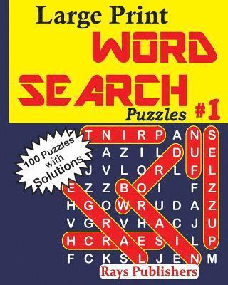 bokomslag Large Print Word Search Puzzles