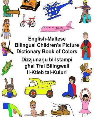 English-Maltese Bilingual Children's Picture Dictionary Book of Colors 1