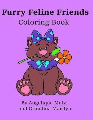 Furry Feline Friends Coloring Book 1