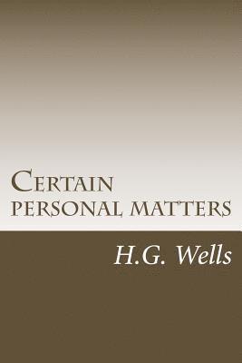 Certain personal matters 1