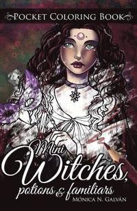 bokomslag Mini Witches, Potions and Familiars: Pocket Coloring Book