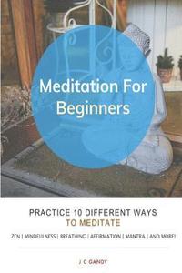 bokomslag Meditation for Beginners: Practice 10 Different Ways to Meditate