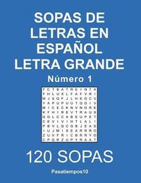 bokomslag Sopas de letras en español Letra Grande - N. 1