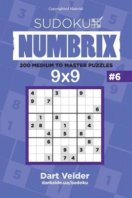 Dart Veider - Sudoku - 200 Medium to Master Puzzles 9x9 (Volume 6), Häftad
