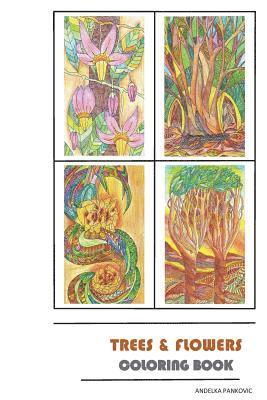 bokomslag Trees & Flowers: Coloring Book for Adults