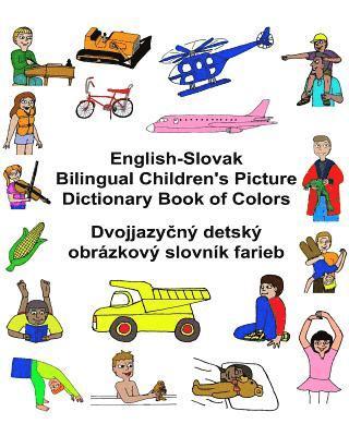 bokomslag English-Slovak Bilingual Children's Picture Dictionary Book of Colors