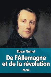 bokomslag De l'Allemagne et de la révolution