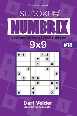 Dart Veider - Sudoku - 200 Medium to Master Puzzles 9x9(Volume 18), Häftad