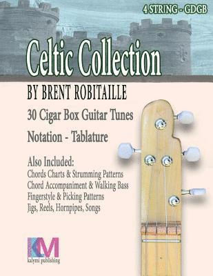 Celtic Collection - 4 String Cigar Box Guitar 1