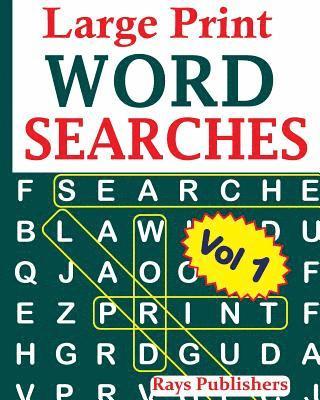 Large Print Word Searches Vol 1 1