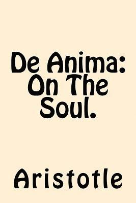 bokomslag De Anima (On The Soul)