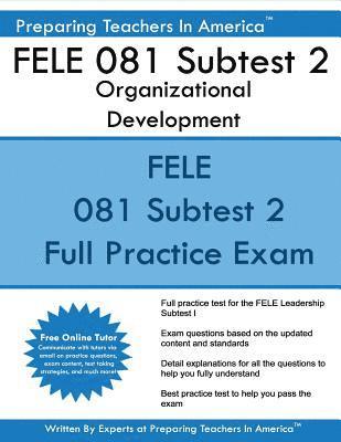 bokomslag FELE 081 Subtest 2 Organizational Development: FELE - Florida Educational Leadership Examination