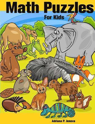 Math Puzzles: Math Puzzles For Kids: Counting & Number Coloring Book For Kids 1