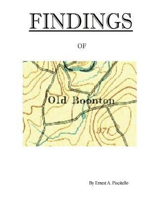 bokomslag Findings of Old Boonton