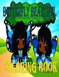 bokomslag Butterfly Beautiful Coloring Book: The Adventures Of Zaya & Zira Blue