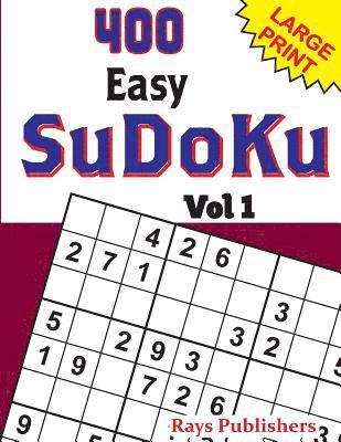 Rays Publishers - 400 Easy SuDoKu Vol 1, Häftad