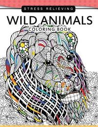bokomslag Wild Animals Coloring Books: A Safari Coloring books for Adutls Stress Relieving