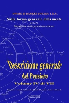 bokomslag Sulla forma generale della mente: ovvero, Metafisica dello psichismo umano