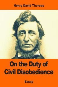 bokomslag On the Duty of Civil Disobedience