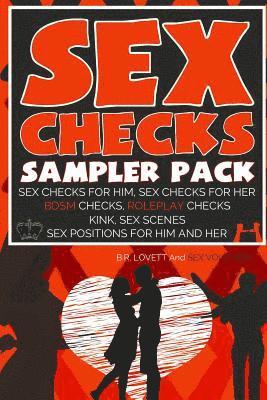 bokomslag Sex Checks Sampler Pack: Sex Checks For Him, Sex Checks For Her, BDSM Checks, Role-play Checks, Kink, Sex Scenes, Sex Positions For Him And Her