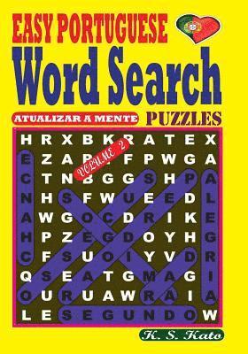 bokomslag EASY PORTUGUESE Word Search Puzzles. Vol. 2