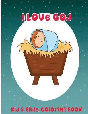 bokomslag I Love God: Kid's Bible Coloring Book