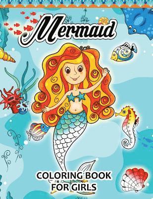 bokomslag Mermaid Coloring Books for Girls: Pattern and Doodle Design for Relaxation and Mindfulness