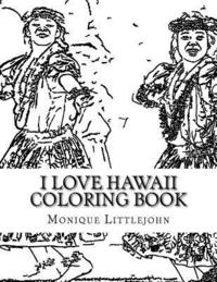 bokomslag I Love Hawaii Coloring Book