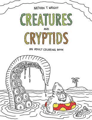 bokomslag Creatures and Cryptids: An Adult Coloring Book