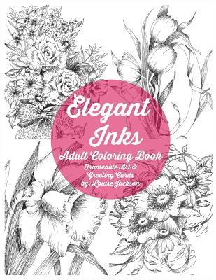 Elegant Inks - Adult Coloring Book 1