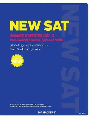 bokomslag NEW SAT Reading & Writing Test 3: with Comprehensive Explanations