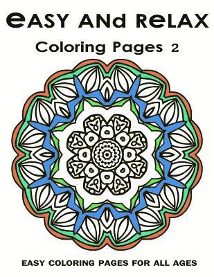 V. Art, Adult Coloring Books - Easy and Relax Coloring pages 2, Häftad