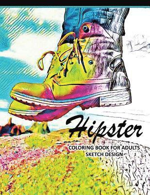 Hipster Coloring Books for Adults: A Sketch grayscale coloring books beginner (High Quality picture) 1