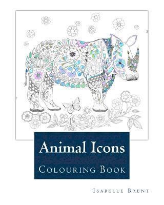 bokomslag Animal Icons: Colouring Book