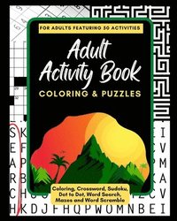 bokomslag Adult Activity Book Coloring and Puzzles