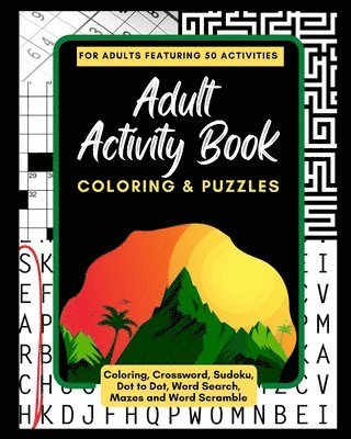 Adult Activity Book Coloring and Puzzles 1