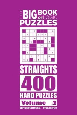 Mykola Krylov - Big Book of Logic Puzzles - Straights 400 Hard (Volume 2), Häftad