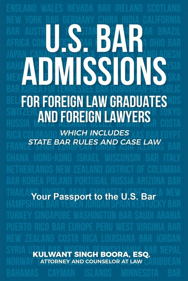 U.S. Bar Admissions for Foreign Law Graduates and Foreign Lawyers 1