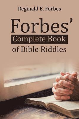 bokomslag Forbes' Complete Book of Bible Riddles
