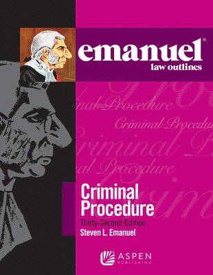bokomslag Emanuel Law Outlines for Criminal Procedure